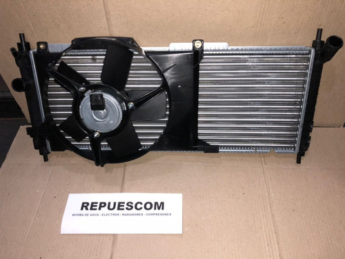 Radiador De Agua Y Electroventilador Chevrolet Corsa 1.4/1.6