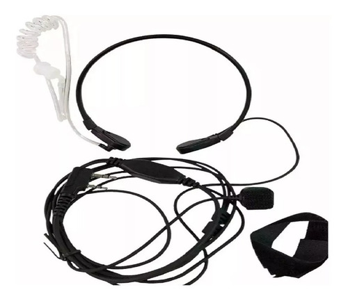 Microfono Laringofonos Manos Libres Auricular Walkie Talkie