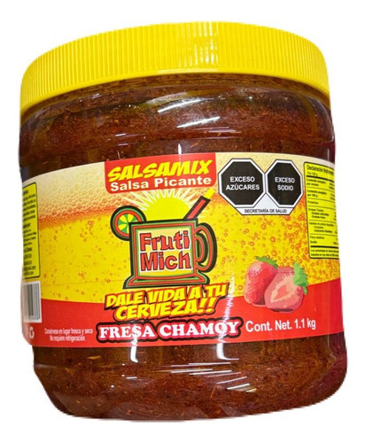 Salsa Fruti Mich Fresa Chamoy 1.1kg
