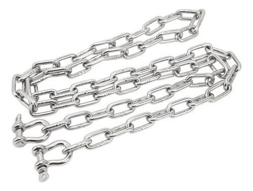 Cadena De Plomo Con Ancla Central De Acero Inoxidable 316 Ma
