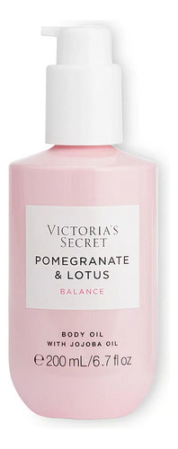 Aceite corporal Victoria's Secret Pomegranate & Lotus Balance con fragancia de loto y granada