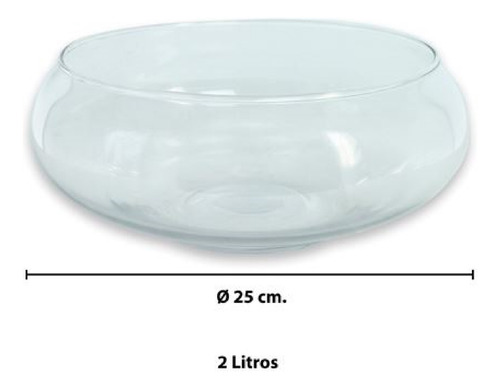 Florero Centro De Mesa Redondo 25 Cm De Diámetro
