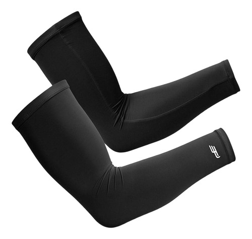 Cooling Arm Sleeves Uv Sun Protection Compresión Negro M