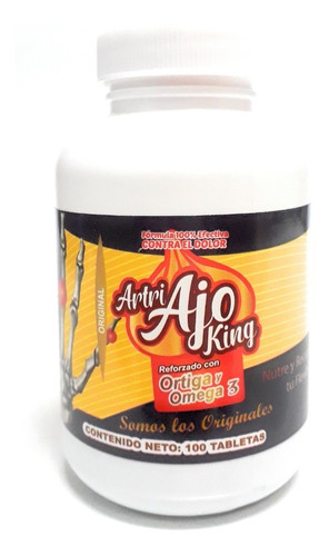 Artri Ajo King Artriking Ortiga Omega 3 100 Tab 4 Pzs Full