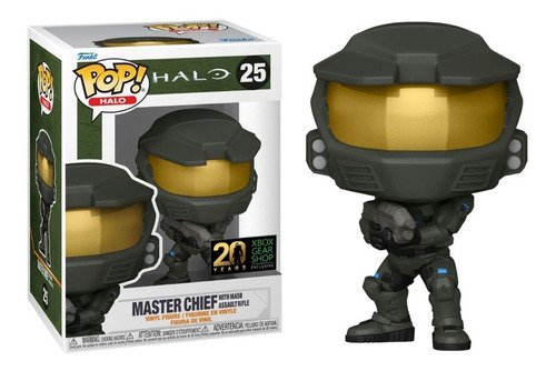 Funko Pop Halo 20 Años Master Chief With Rifle Exclusivo 