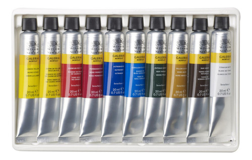 Estuche de tinta Winsor & Newton Gallery 20 ml 10 unidades