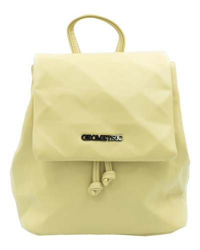 Mochila Geometric Mini Diamond Beige