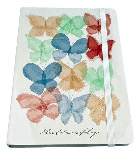 Libreta Bullet Journal Mariposas 96h Francesa Notebook