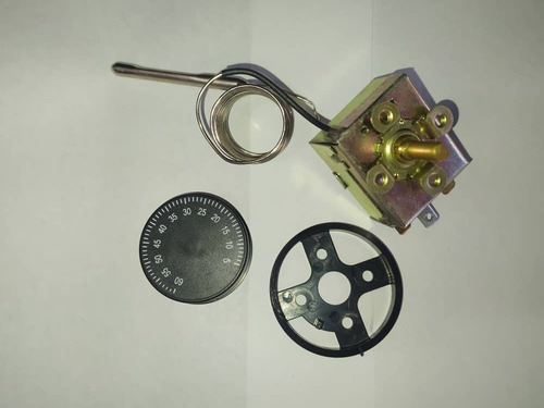 Imagen 1 de 2 de Termostato Electrico Para Horno 24amp 50-320grados 110v-220v