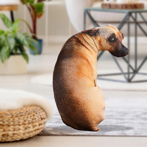 A Decoración Linda Del Sofá De La Perro 20cm Multicolor