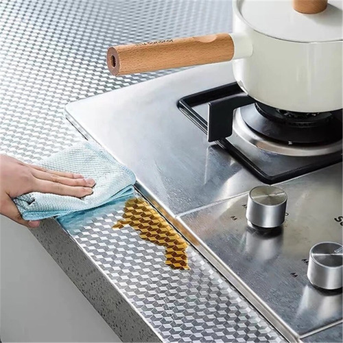 A Rollos De Papel Metalizado Autoadhesivo Impermeable De 3