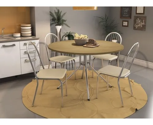 Juego Cocina Comedor Sillas Mesa Oferta Promo Noruega