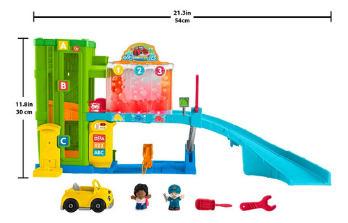 Fisher-price Little People Set De Juego Garage De Vehículos