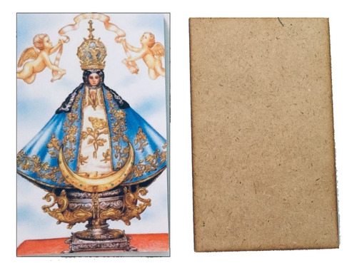 100 Cuadros Virgen De San Juan De Los Lagos 8.5x14cm (vm814)