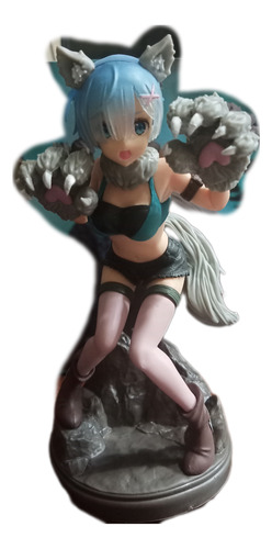 Figura Rem De Re Zero Ver Lobo Wolf Halloween