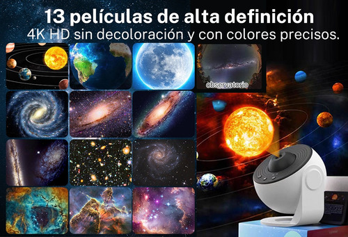 Proyector De Estrellas Cielo Estrellado Luz Nocturna Regalo
