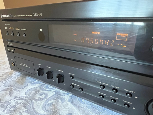 Receiver Av Pioneer Vsf-456 Em Ótimas Condições Oldschool Preto (Recondicionado)