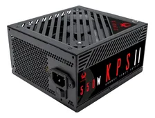 Imagen 1 del producto Fuente De Poder Atx Kronos 550w, Certificada 80 Plus Bronze Negro