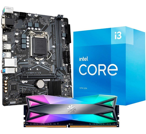 Kit De Actualización Gigabyte Intel H410 Core I3 8gb Ddr4