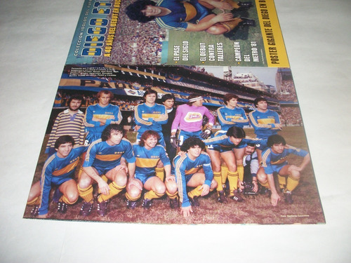 Poster Maradona * Diego Eterno * A 43 Años Del Debut En Boca (Usado)
