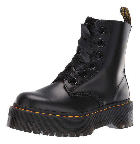 Borcegos Dr. Martens Molly Para Mujer, Color Negro