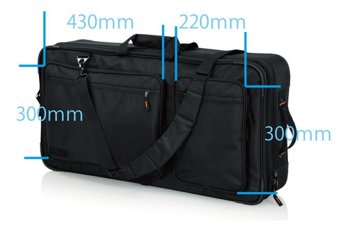 Mochila Gator Club Series Dj G-club-control-27bp Preta