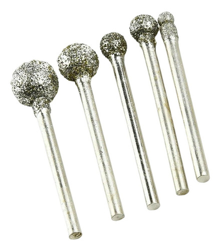 Conjunto De 5 Peças Com Pontas Montadas Em Diamante Para