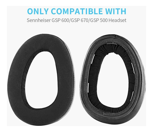 Y Almohadillas Para Sennheiser Gsp 670 Gsp 500 Gsp 600l