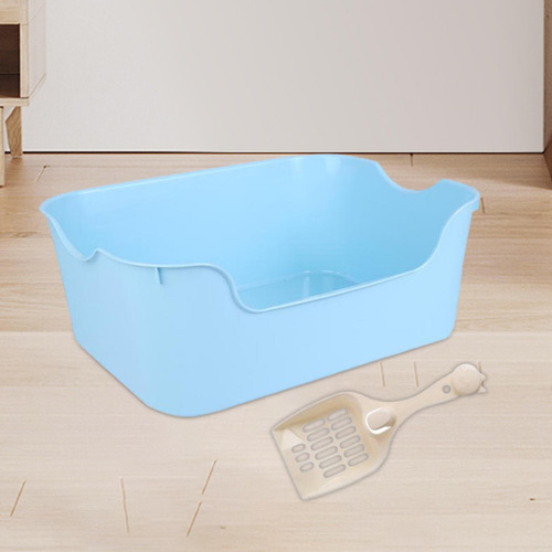 Caja De Arena Para Gatos Bandeja De Arena Para Mascotas Con