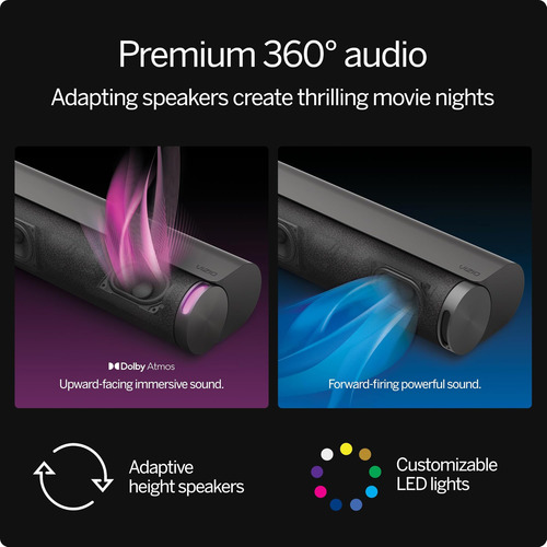 Vizio Elevate Se 5.1.2 Barra De Sonido, Subwoofer Inalámbric