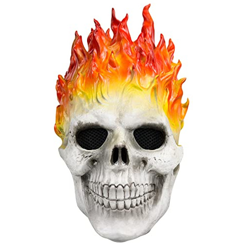 Máscara De Ghost Rider De Halloween, Máscara De Crán...