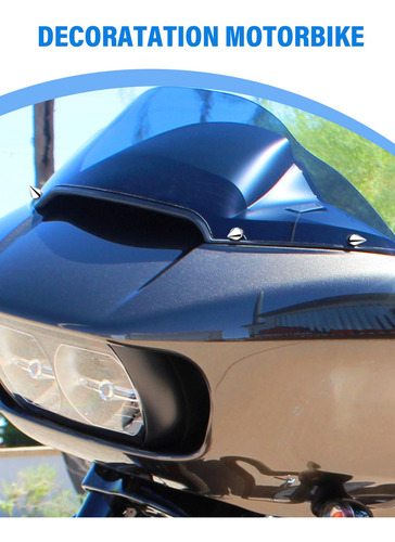 Tornillos Cromados Para Parabrisas Harley Davidson Road Glid