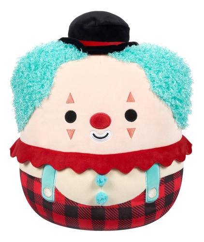 Squishmallows Palhaço Ukee Original De 12 Polegadas Com Cabe