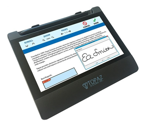 Tableta De Firma Electronica Topaz Td-lbk070va-usb-r Gemview