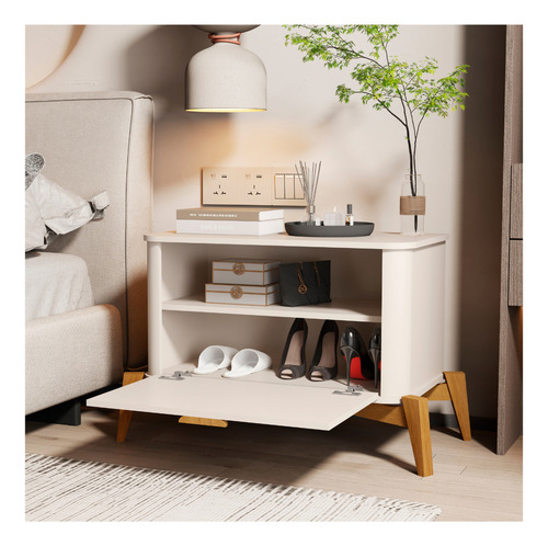 Mesa De Cabeceira Buriti Quarto Off White Jb Bechara