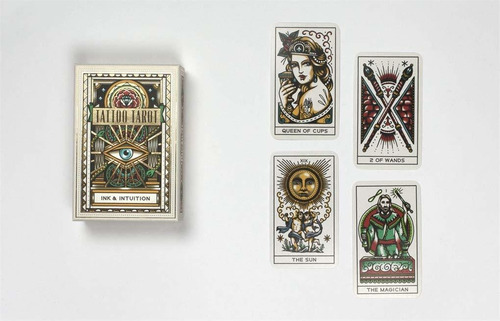 Imagen 3 de 6 de Tarjetas De Tarot De Tatuaje: Tarjetas De Tinta E Intuición
