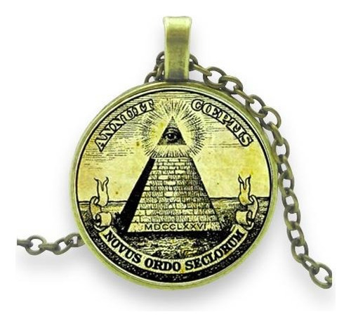 Collar Illuminati Masonería Masón Ojo Maestro Hombre Mujer