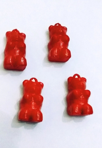 4 Dijes Osos Ositos Gominolas Para Colgar