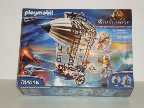 Playmobil 70642 Dirigible Novelmore Dario Caja Abierta Leer