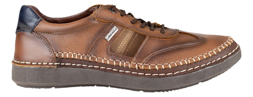 Zapato Casual Urbano Para Hombre Lobo Solo 8154 Cedro Confor