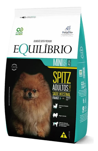 Ração Equilíbrio Spitz Cães Adultos De Porte Mini Frango 1kg