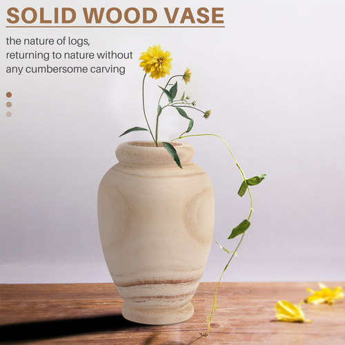 Decoração De Vaso De Madeira, Mesa De Sala De Estar, Utensíl