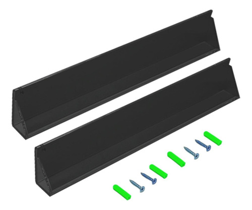 2 Soportes Para Exhibir Tarjetas, Estante De Pared Negro
