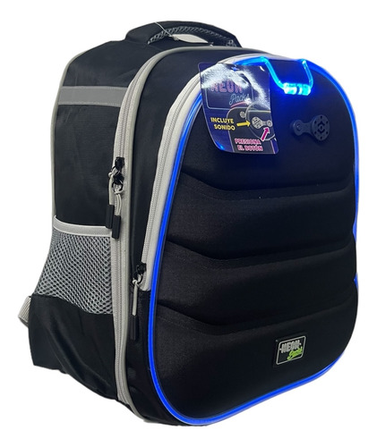 Mochila Con Luces Escolar Original Fotorama Neon Packs