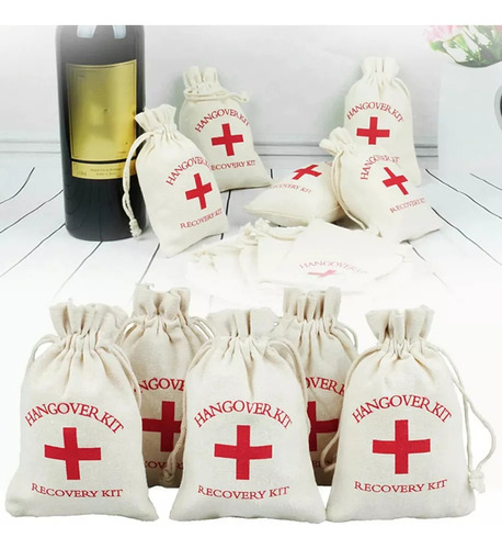 . Kit De 50 Bolsas Para Regalos De Boda Y Resaca Para
