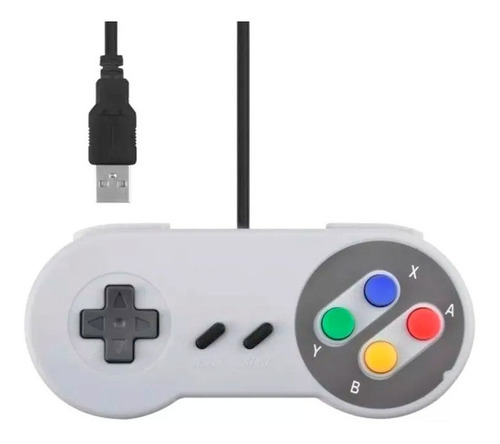 Kit 2 Controles Super. Nitendo Snes Usb Retrô Pc Game