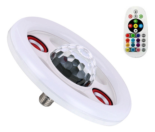 Foco Led  Parlante Bluetooth  Rgb