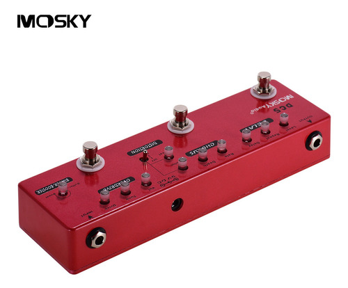 Mosky Dc5 6 En 1 Guitarra Multi-efectos Pedal Delay + Chorus