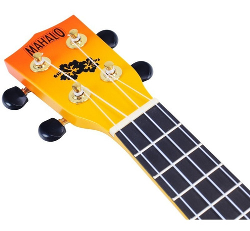 Imagen 9 de 10 de Ukelele Electroacustico Soprano Diseño Mandala Cuerdas Aquila Combo + Funda + Pua + Garantia Oficial Bamboo