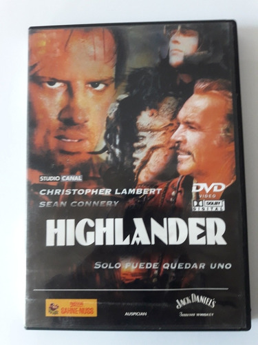 Highlander Pelicula Dvd Video Estaso Disco 7/10